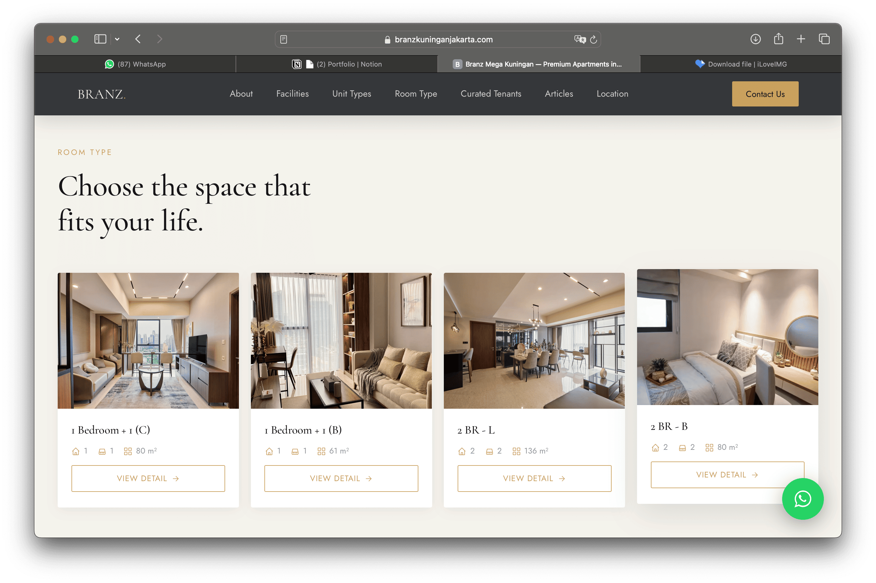 Branz Mega Kuningan Landing Page — Final Implementation
